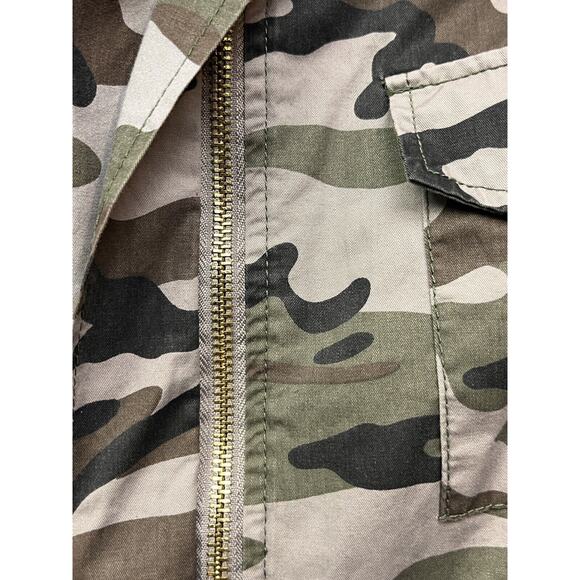 Angel Kiss Camo Utility Vest Womens medium Green Full zip Pockets‎ - Picture 6 of 10